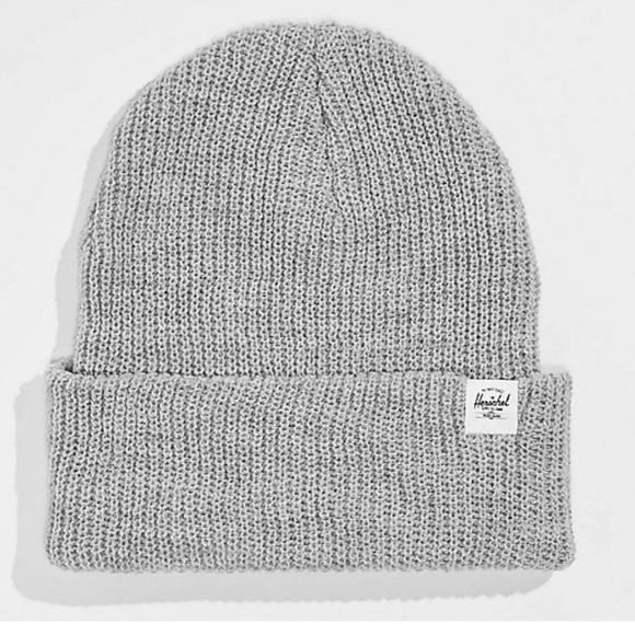 NWT Herschel Supply Co. Quartz Light Heather Grey Beanie - Picture 1 of 5